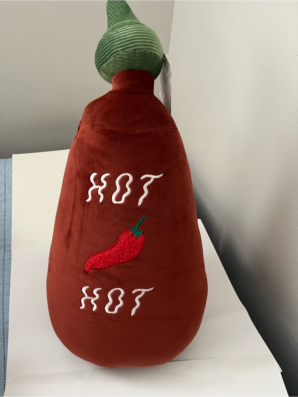 Target Pillowforth Hot Sauce Weighted Plush Sensory Stuffed Animal NWOT